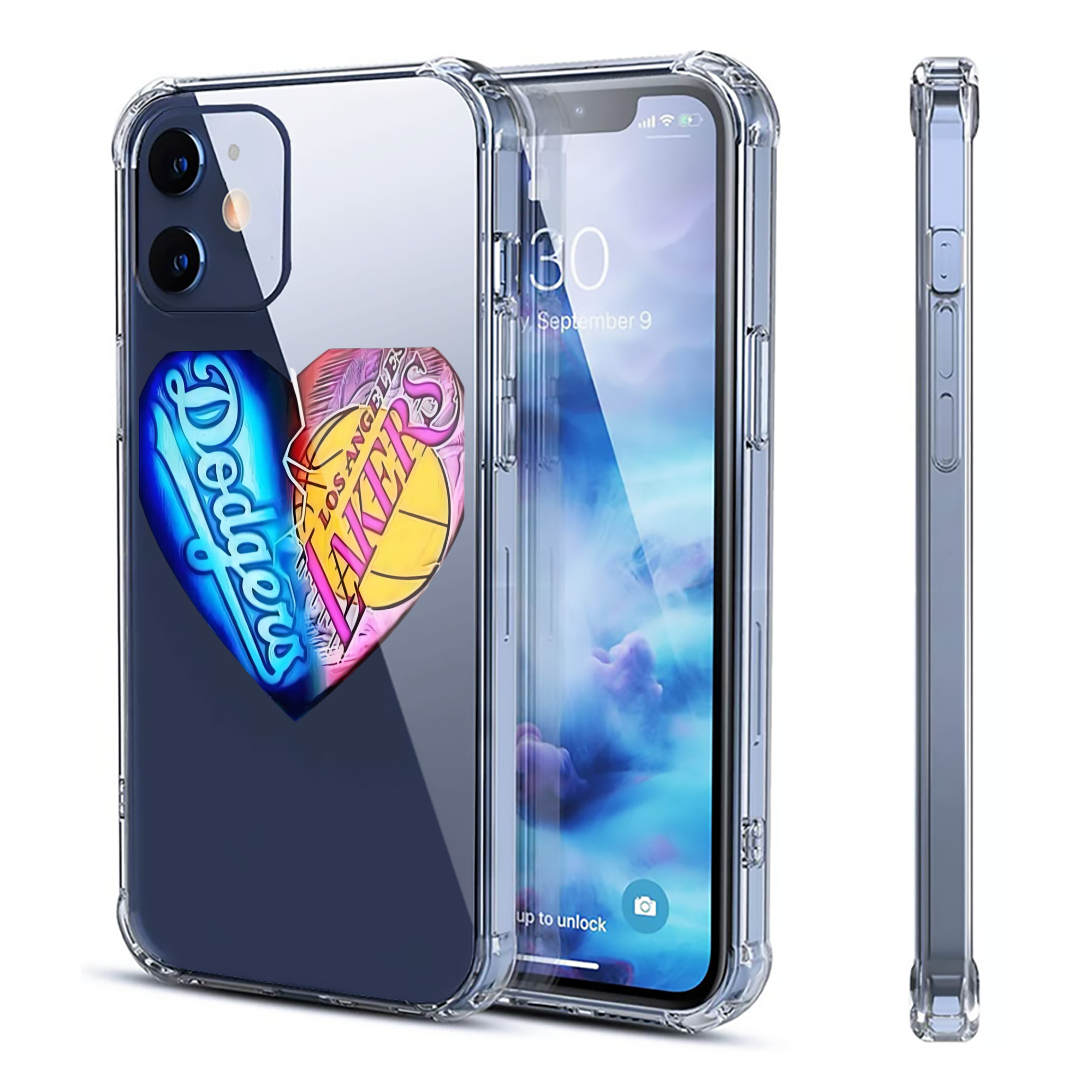  Clear IPhone 12 Case – Soft TPU With UV Print – Enhanced Drop Protection, Precise Fit, Anti-Fingerprint, Customizable Design, Scratch-Resistant, Yellow-Resistant